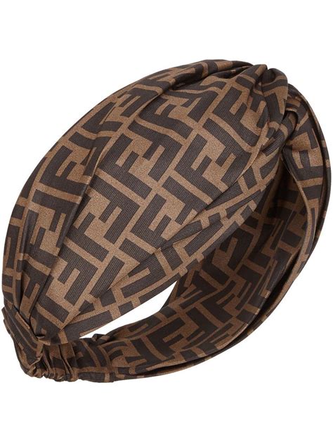 fendi hair bands|Fendi ff motif headband.